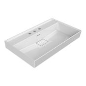 Nameeks Sharp Rectangular Wall Mounted / Drop In Sink White
